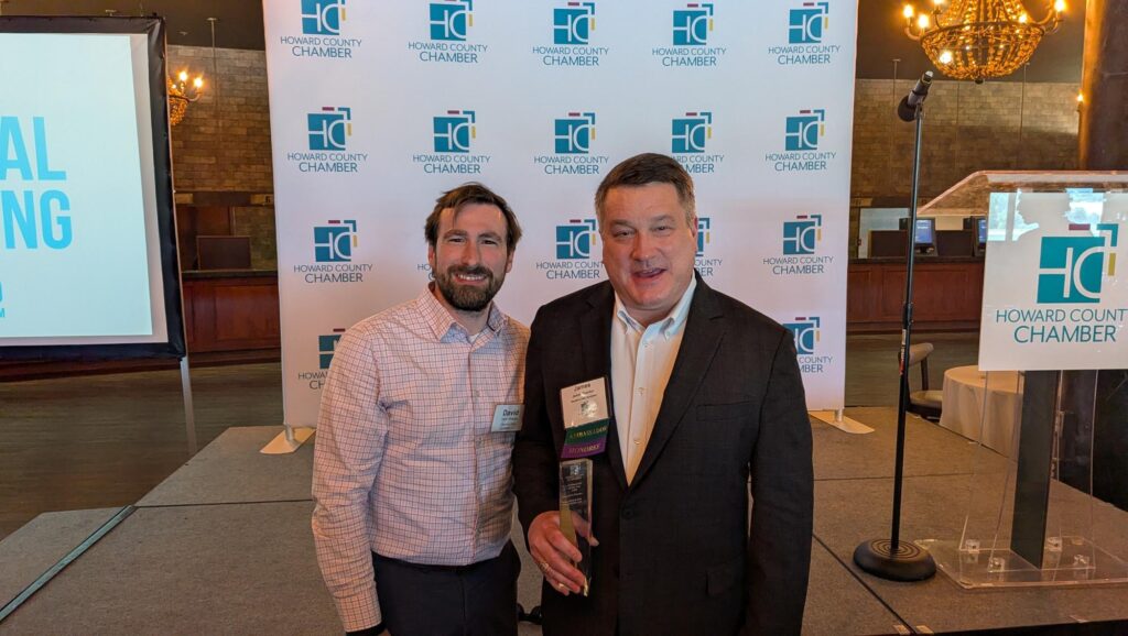 DDSystems Celebrates James Shenton Being Named Howard County Chamber Ambassador of the Year