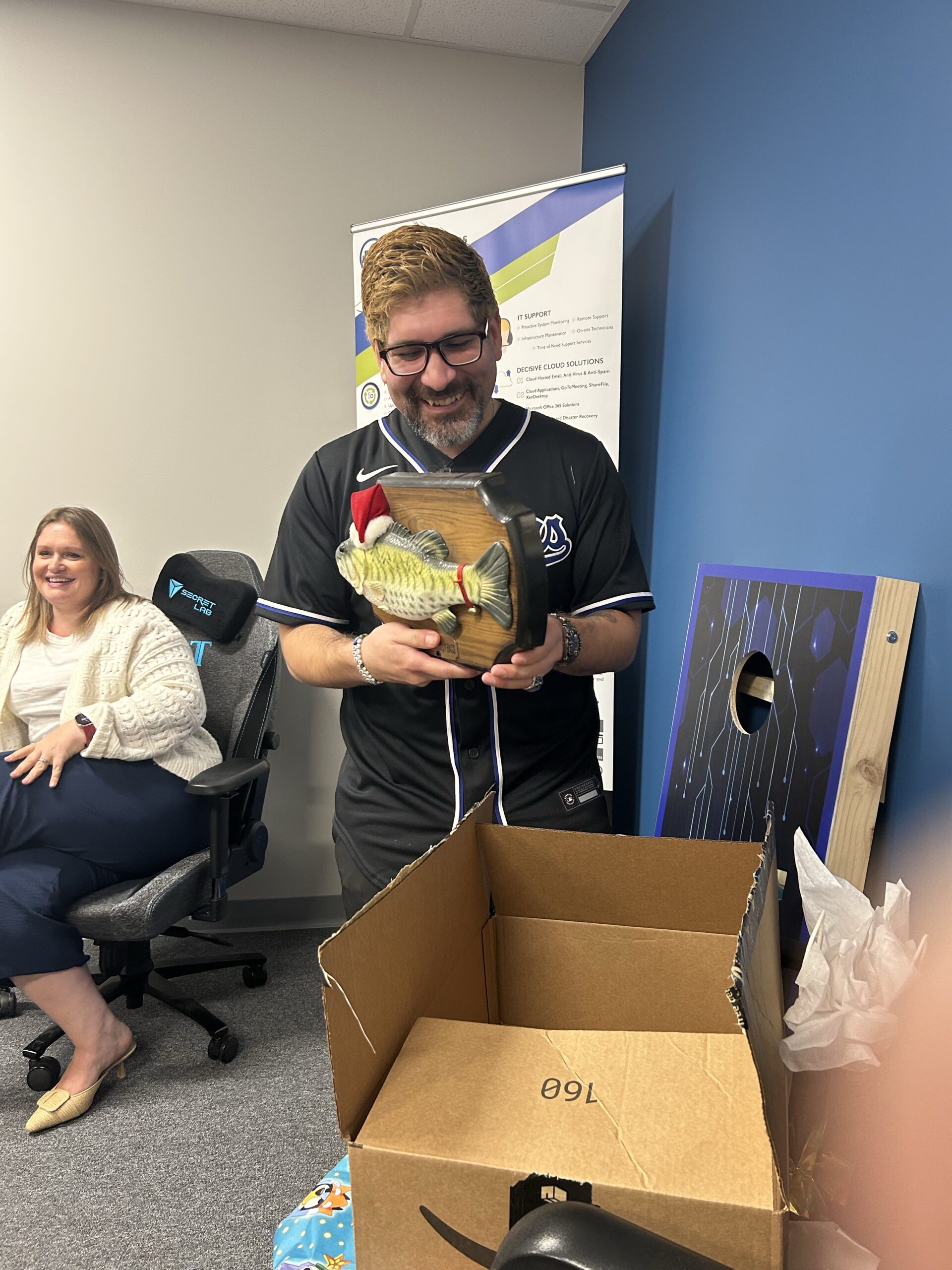 DDSystems Christmas in July celebration at the Belcamp office.
